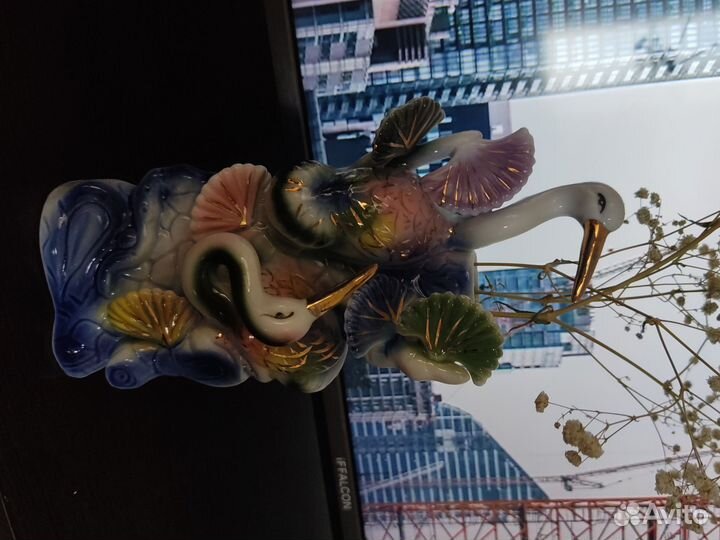 Ваза журавли