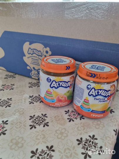 Детское питание пюре фруктовое