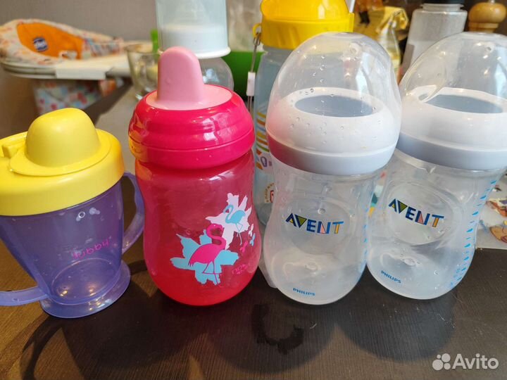 Молокоотсос avent ручной бутылочки avent