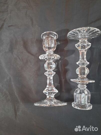 Подсвечники 2 шт. хрустальные СССР