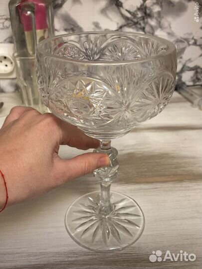 СССР. хрусталь. Ваза, конфетница, фужер, салатник