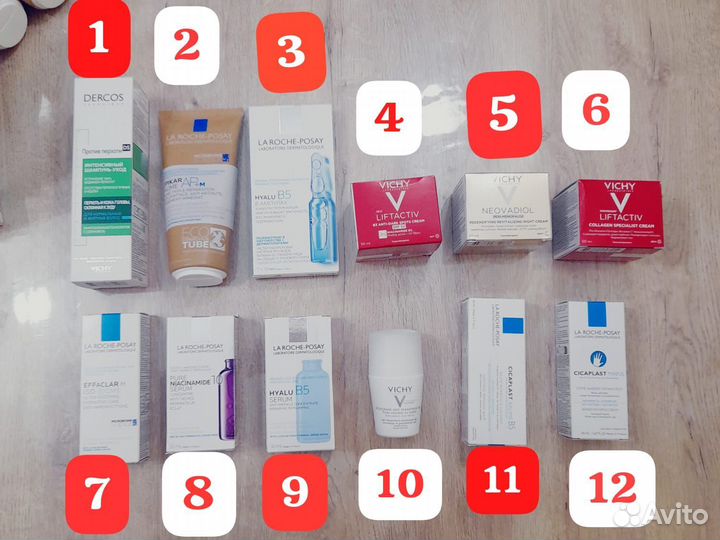 Виши лярош косметика Vichy Dercos laroche