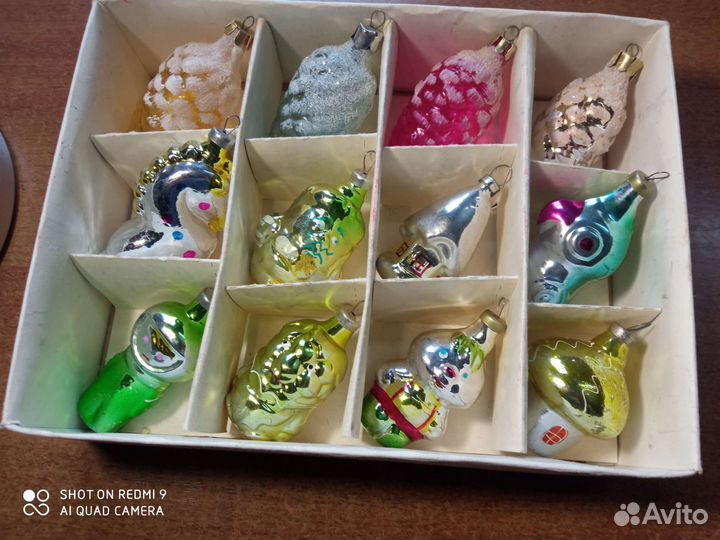 Елочные игрушки СССР