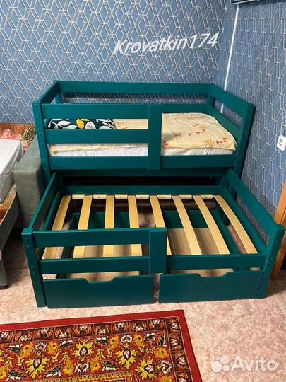 Кровать двухьярусная выдвижная новая