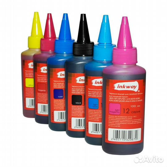 Водные чернила 100 мл Inkway T664/673