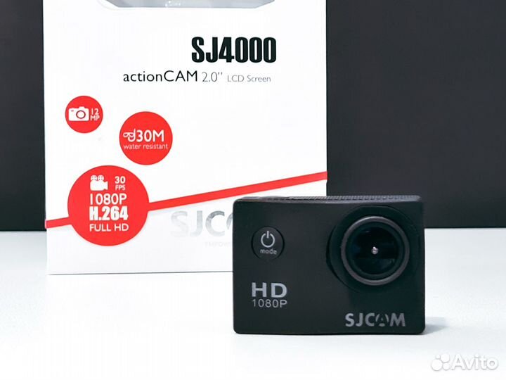 Экшн камера sjcam SJ4000 оригинал (есть дефект)