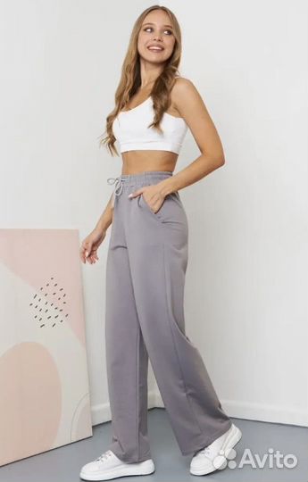 Спортивные брюки палаццо