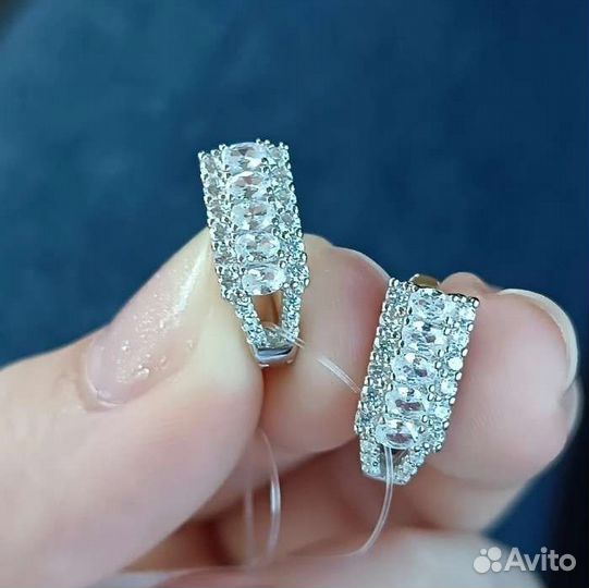 Серебряные серьги 925 проба