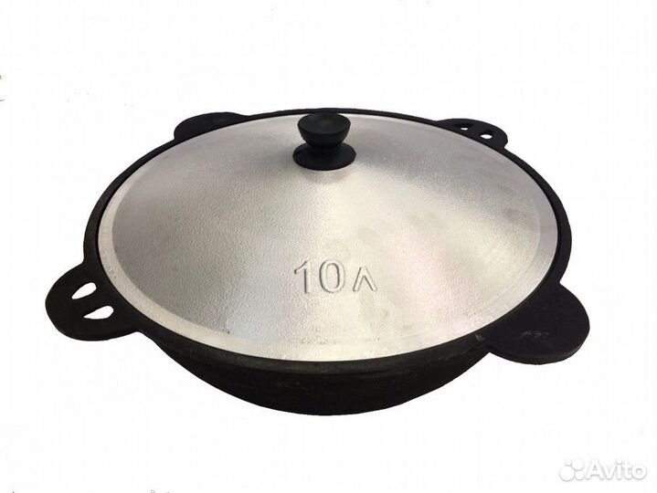 Казан чугунный Наманган об. 10 литров