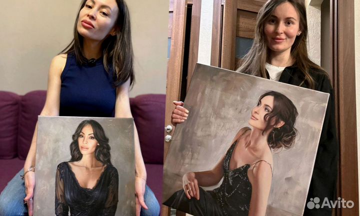 Портрет по фото человека или питомца