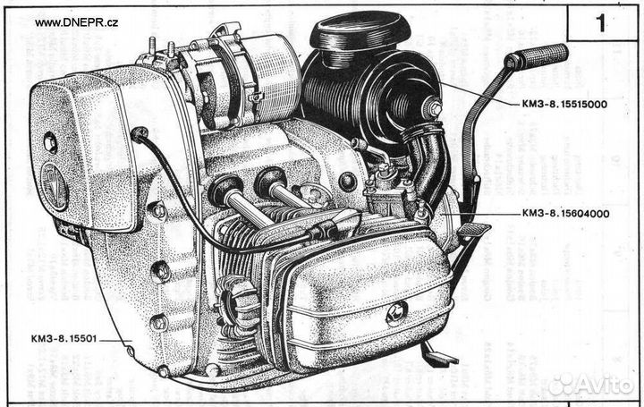Запчасти на мотоцикл днепр