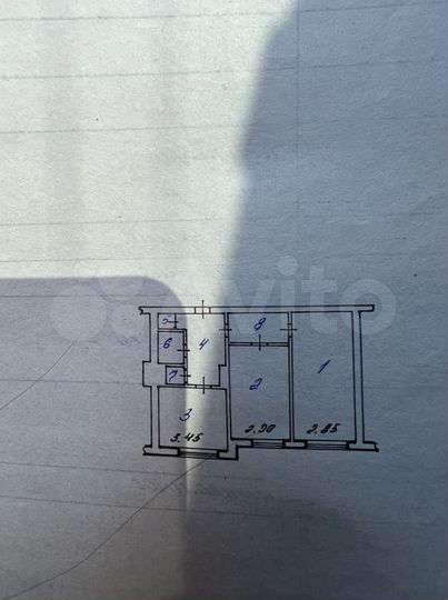 2-к. квартира, 52,4 м², 2/9 эт.