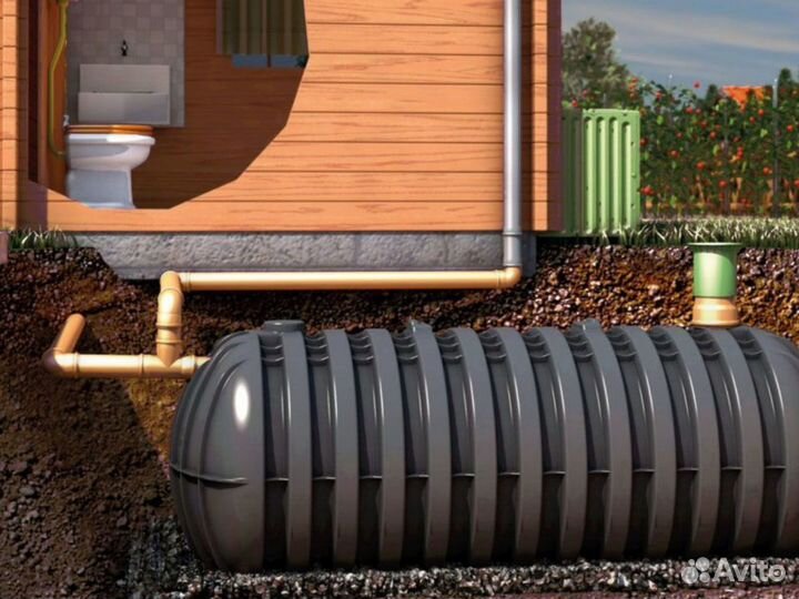 Септик эко Дека 7 для выгребных ям