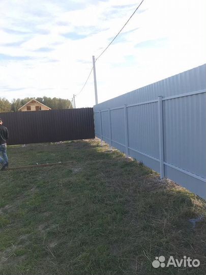 Заборы ограждения евро-заборы