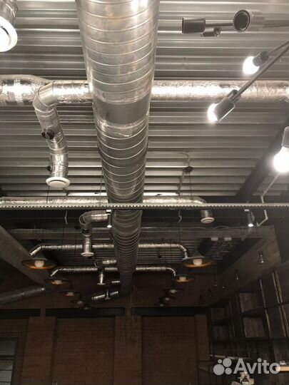 Монтаж систем вентиляции, кондиционирования