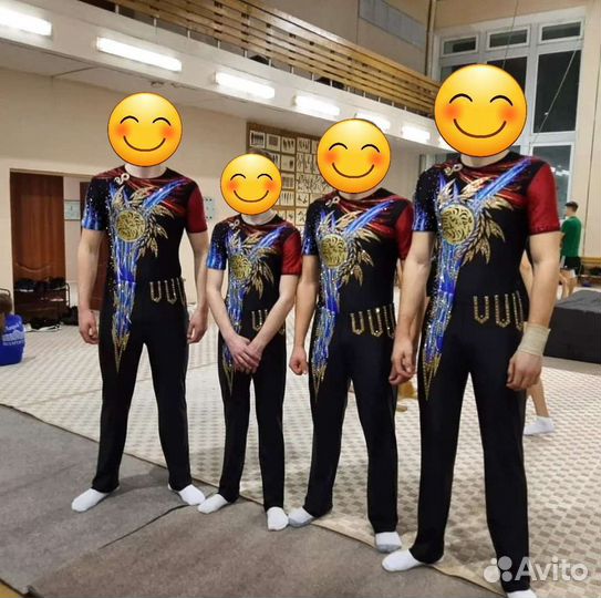 Костюмы для спортивной акробатики четвёрка