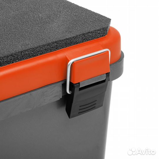 Ящик-М зимний 1 секц. серый/оранжевый (19л) Helios