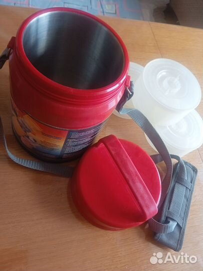 Термос для еды с контейнерами