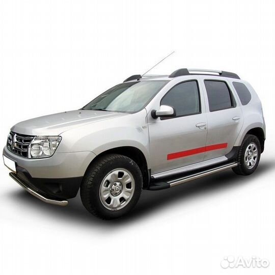Пороги алюминиевые Renault duster