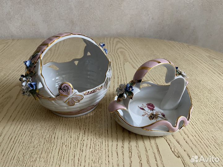 Вазочки фарфоровые ручная работа. Кисловодск