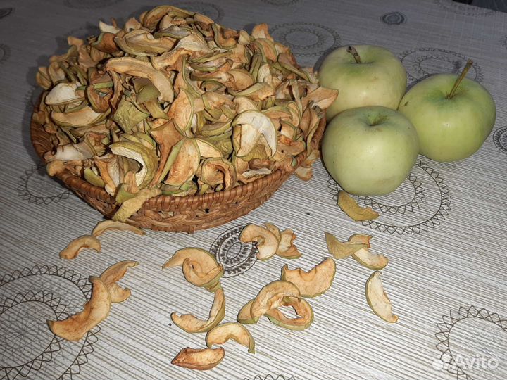 Яблоки сушёные