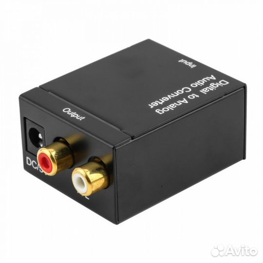Конвертер с Toslink/Coaxial на 2xRCA с оптики
