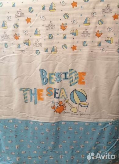 Комплект в детскую кроватку с балдахином