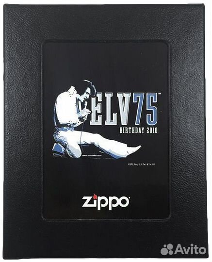 Zippo. Elvis 75 Years. Лимит: 1/7500. Редк. NEW