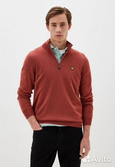 Lyle&Scott 1/4 zip свитшот джемпер новый оригинал