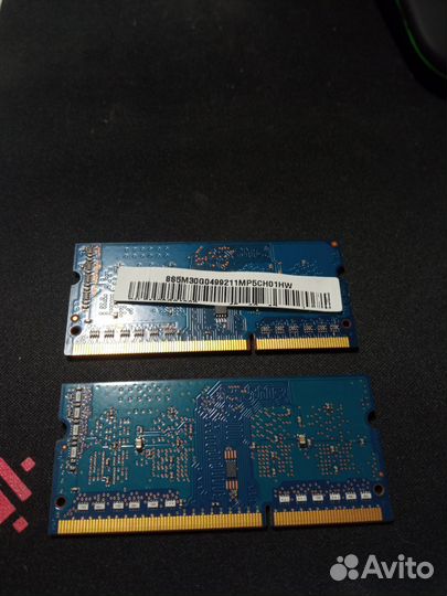 Оперативная память ddr3l 4 gb pc3l 12800s