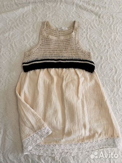 Платье сарафан zara для девочки 122