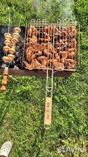 Решётка гриль для овощей 33см на 32см