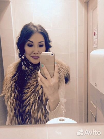 Жилет из скандинавской лисы