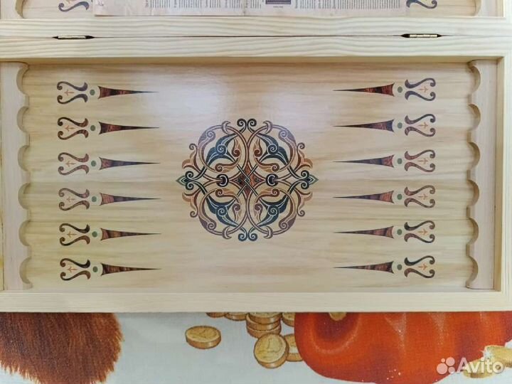 Нарды+шашки дерево 