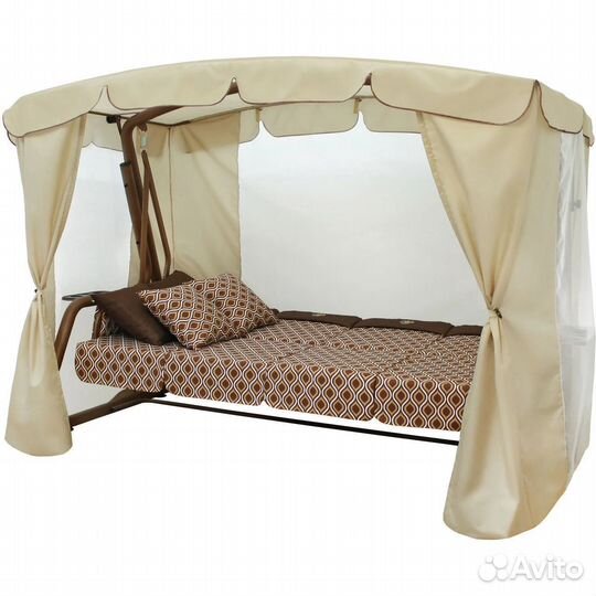 Садовые качели четырехместные 