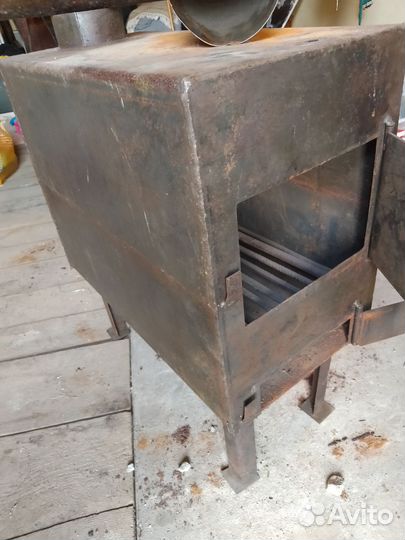 Печка буржуйка на дровах