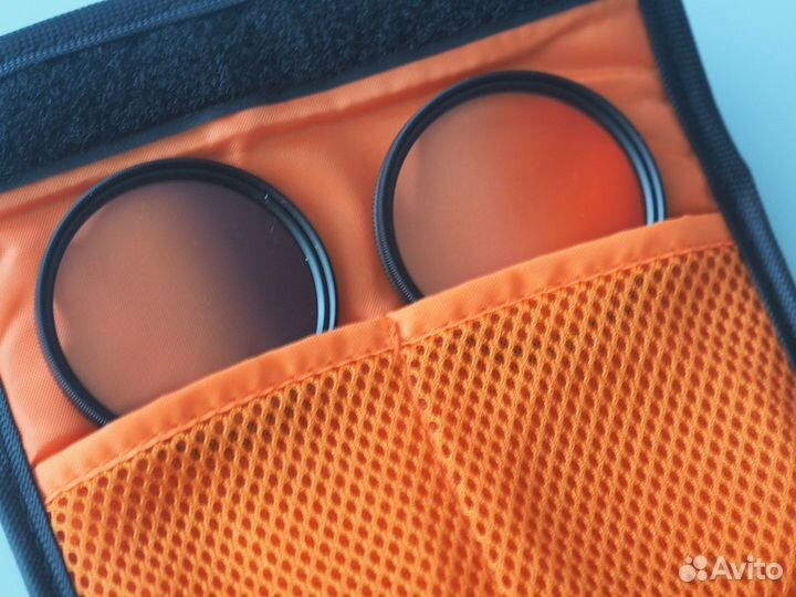 Фотофильтр градиентный 58 мм, 6 цветов, чехол