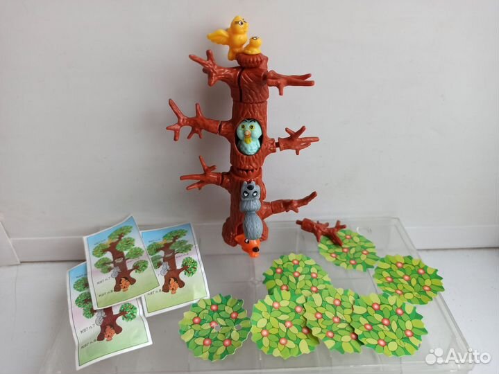 Киндер серии дерево, смурфы, лига справедливости