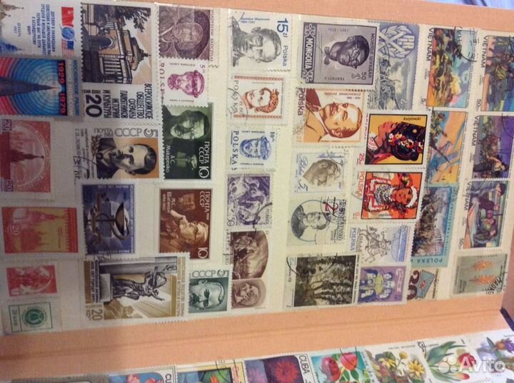 Марки СССР и зарубежья 1973-1988гг