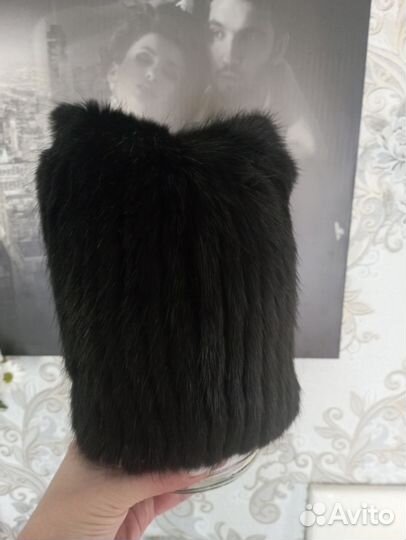 Шапка норковая женская новая