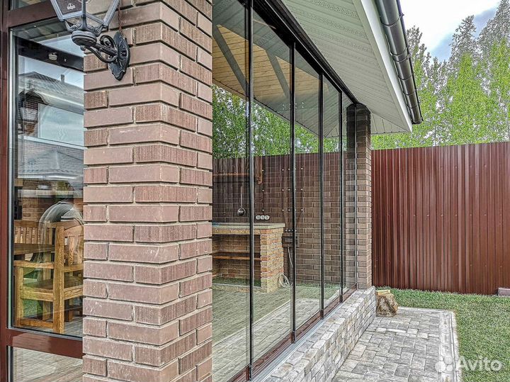 Наклонно-сдвижные оконные порталы