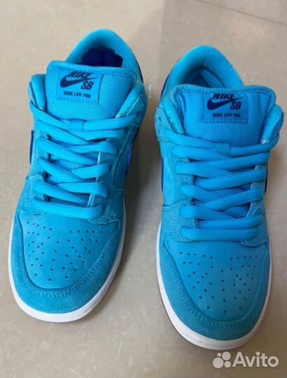 Кроссовки nike sb dunk low blue fury