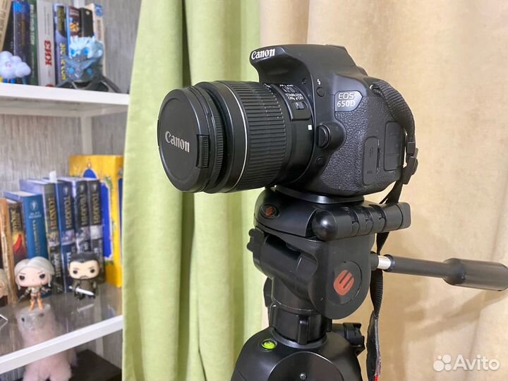 Фотоаппарат Canon EOS 650D с объективом + штатив
