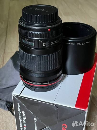Объектив 135 mm f/2.0 L Canon