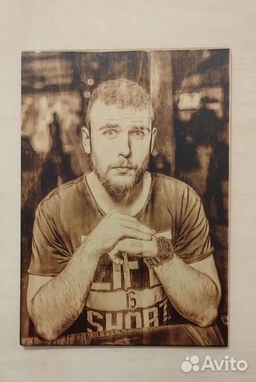 Выжигание по дереву картин,портретов