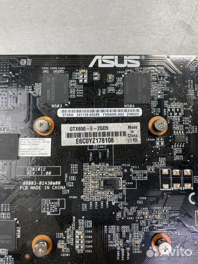 Видеокарта Asus GeForce GTX 650 2Gb