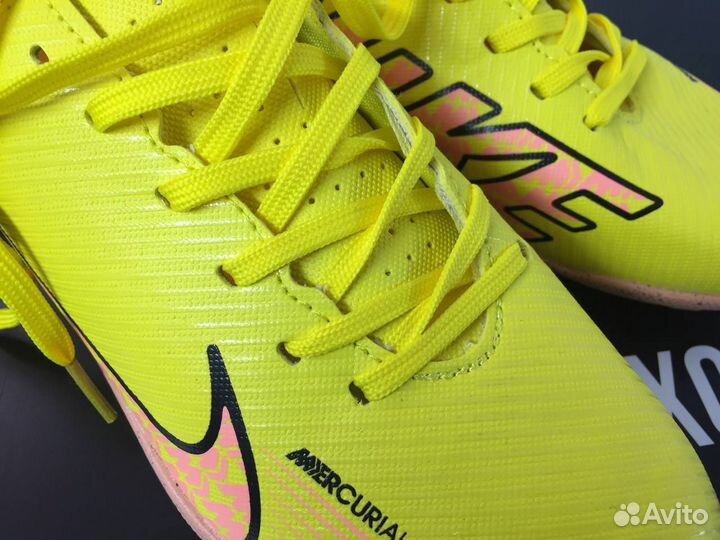 Шиповки Nike Air Zoom желтые 35/36/37/38