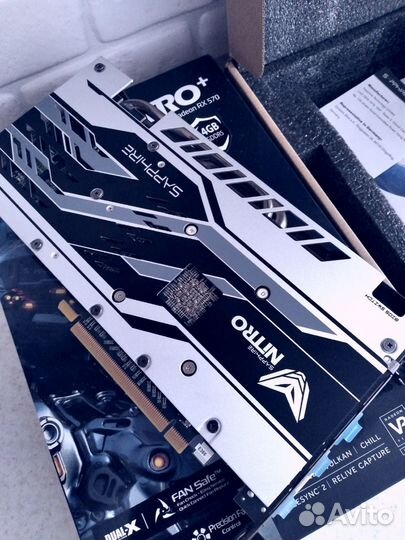 Видеокарта rx570 4gb sapphire nitro
