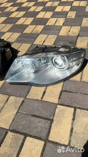 Фара туаререг рестайлинг 2007-2009 фонарь