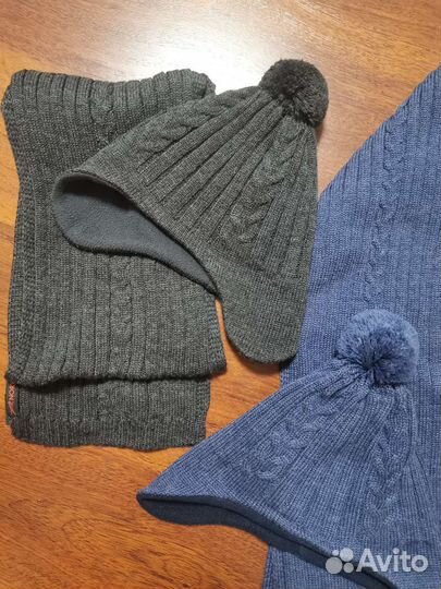 Комплект шапка и шарф для мальчика